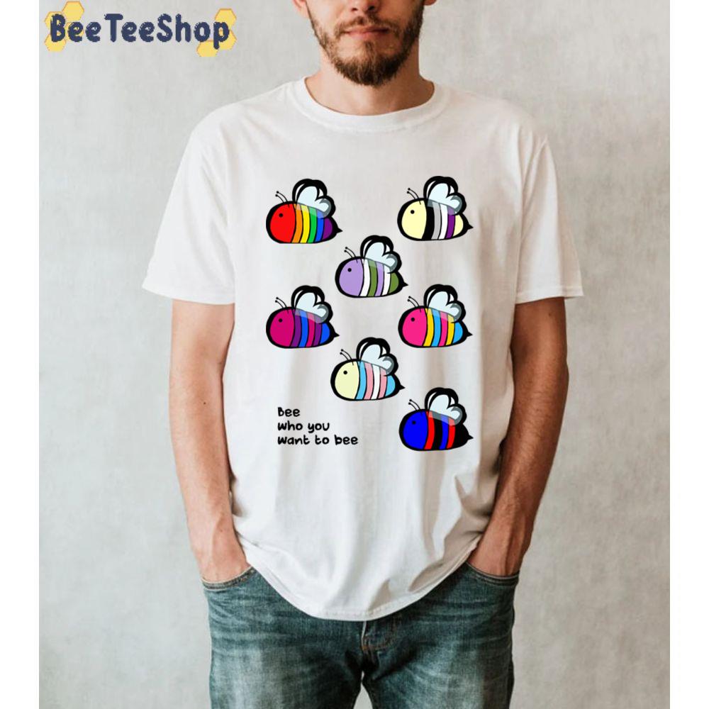 LGBT Pride Bee Swarm Essential Unisex T-Shirt LGBT Pride Bee Swarm Essential Unisex T-Shirt