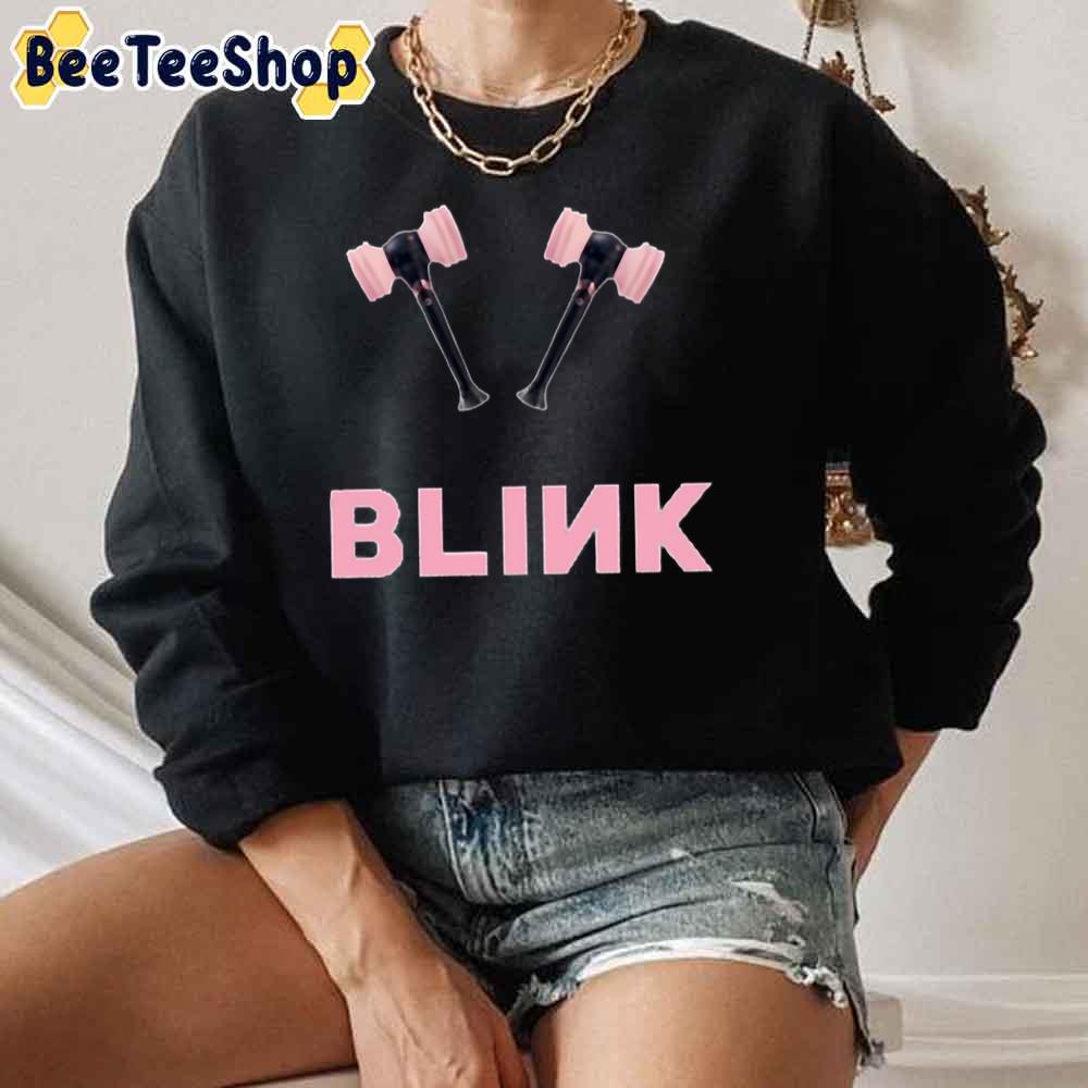 Pink Blink Blackpink Kpop Unisex Sweatshirt Pink Blink Blackpink Kpop Unisex Sweatshirt