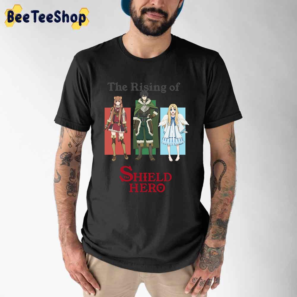 Raphtalia Naofumi Filo Group Shield Hero The Rising Of The Shield Hero Unisex T-Shirt Raphtalia Naofumi Filo Group Shield Hero The Rising Of The Shield Hero Unisex T-Shirt