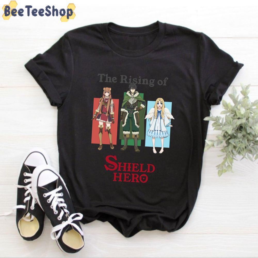 Raphtalia Naofumi Filo Group Shield Hero The Rising Of The Shield Hero Unisex T-Shirt Raphtalia Naofumi Filo Group Shield Hero The Rising Of The Shield Hero Unisex T-Shirt