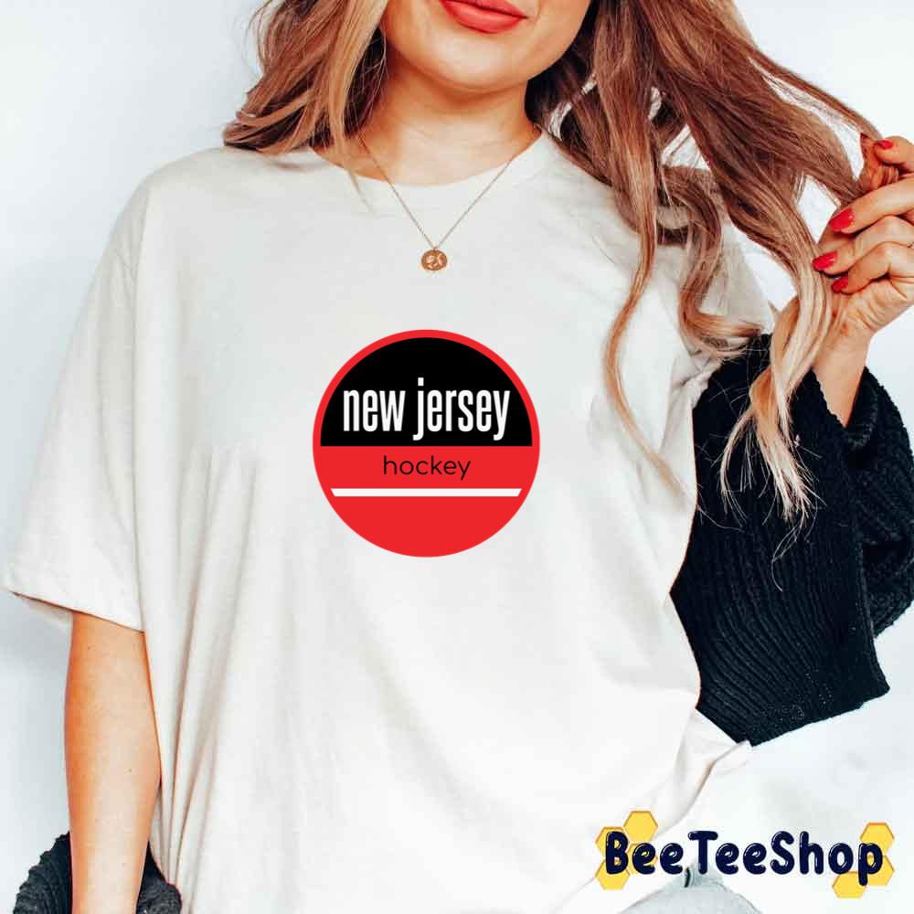 Red Black Logo Design New Jersey Devils Hockey Unisex T-Shirt Red Black Logo Design New Jersey Devils Hockey Unisex T-Shirt