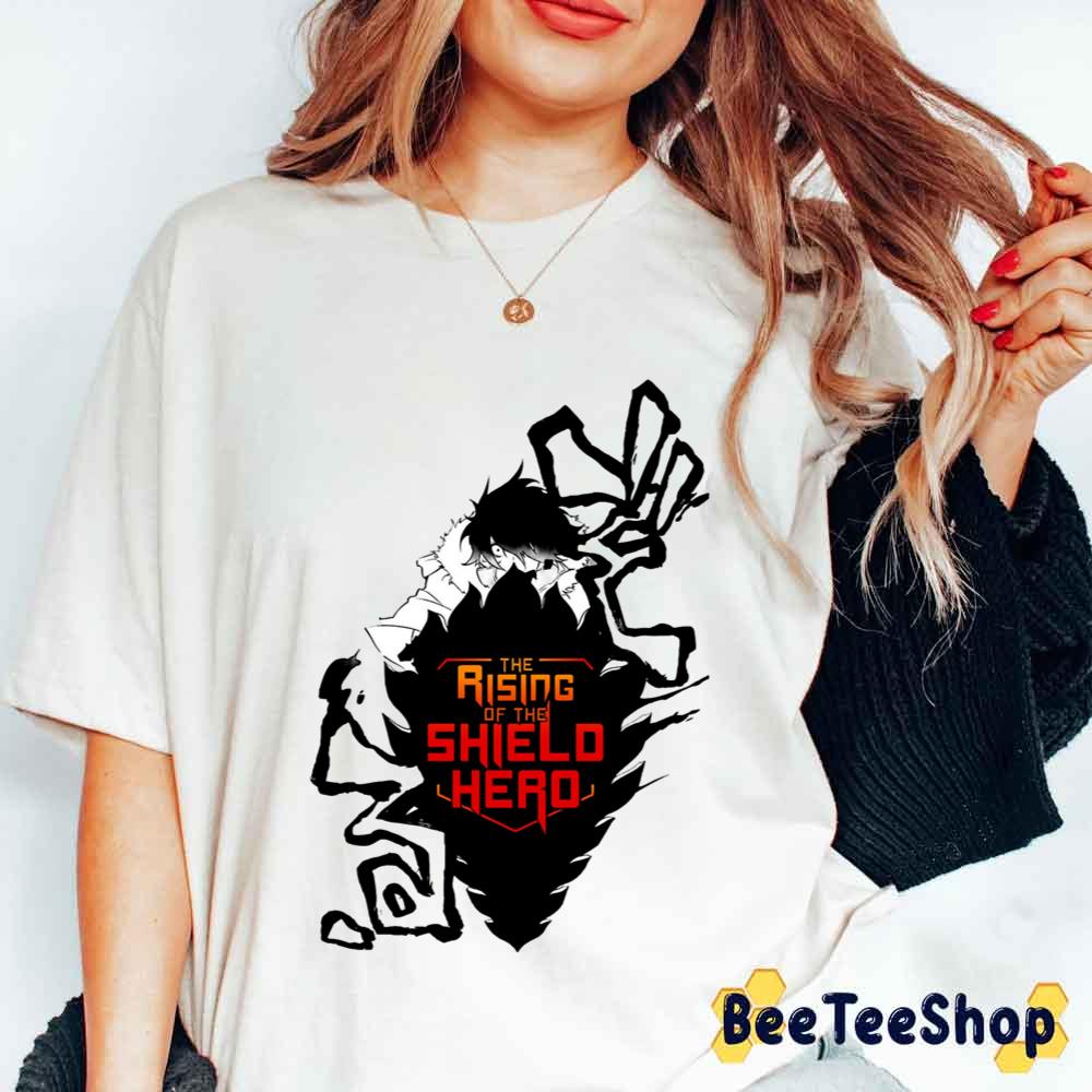 Red Text Design The Rising Of The Shield Hero Unisex T-Shirt Red Text Design The Rising Of The Shield Hero Unisex T-Shirt