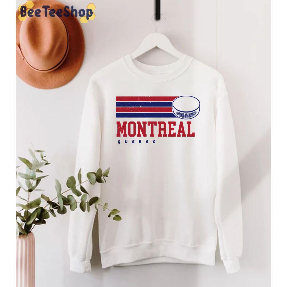 Retro Vintage Stripes Montreal Canadiens Hockey Unisex T-Shirt Retro Vintage Stripes Montreal Canadiens Hockey Unisex T-Shirt