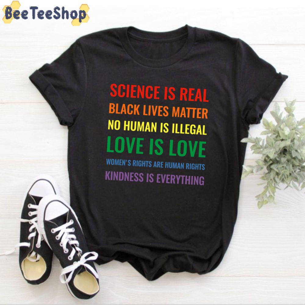 Science is real LGBT Unisex T-Shirt Science is real LGBT Unisex T-Shirt
