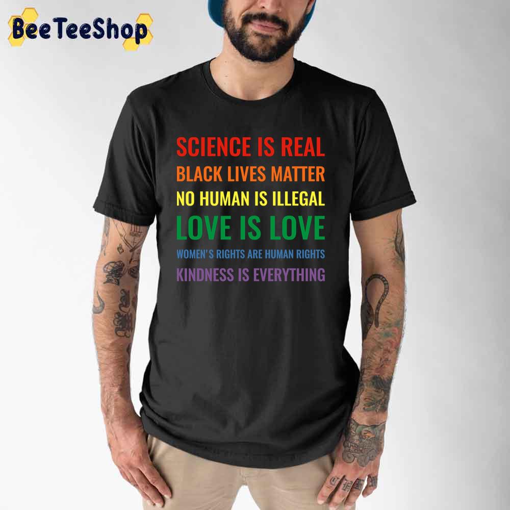 Science is real LGBT Unisex T-Shirt Science is real LGBT Unisex T-Shirt