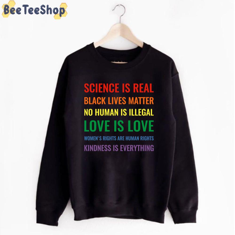Science is real LGBT Unisex T-Shirt Science is real LGBT Unisex T-Shirt