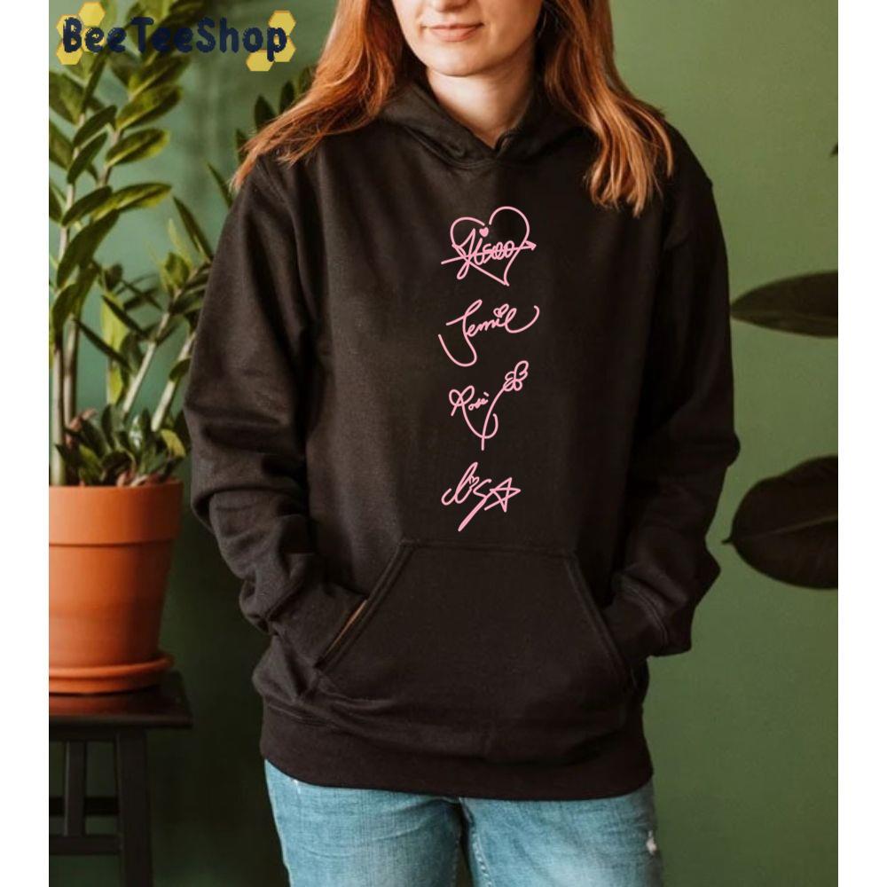Signatures Member Blackpink Kpop Unisex Sweatshirt Signatures Member Blackpink Kpop Unisex Sweatshirt