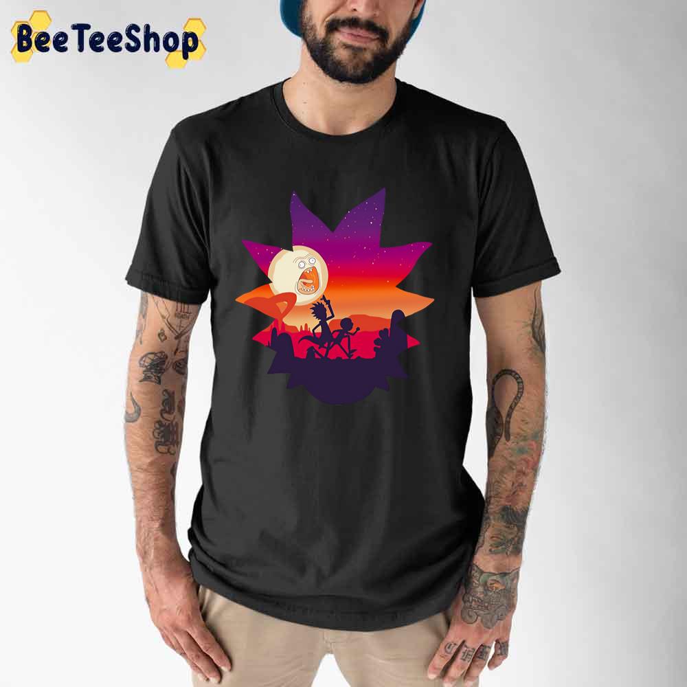 Silhouette Rick And Morty Sanchez Smith unisex T-Shirt Silhouette Rick And Morty Sanchez Smith unisex T-Shirt