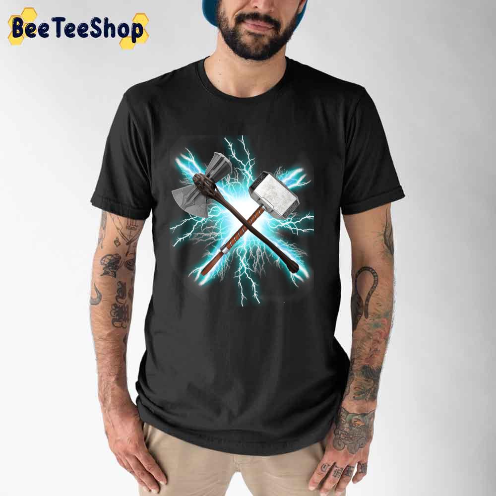 Stormbreaker And Mjolnir Thor Unisex T-Shirt Stormbreaker And Mjolnir Thor Unisex T-Shirt