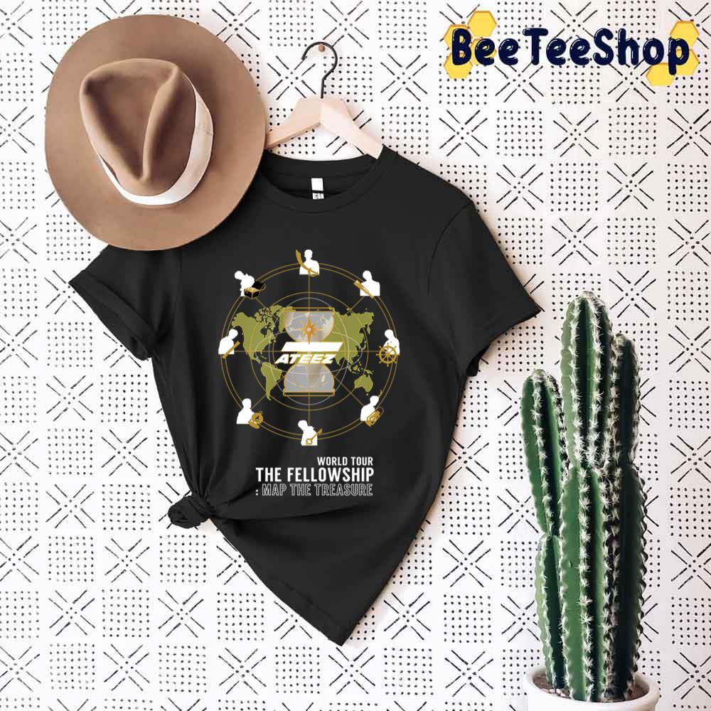 The Fellowship Map The Treasure Ateez Kpop Unisex Sweatshirt The Fellowship Map The Treasure Ateez Kpop Unisex Sweatshirt
