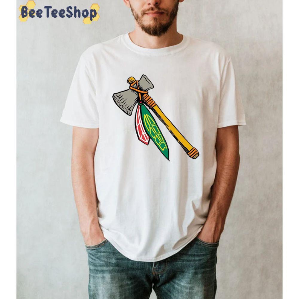 Tommyhawk Chicago Blackhawks Hockey Unisex T-Shirt Tommyhawk Chicago Blackhawks Hockey Unisex T-Shirt