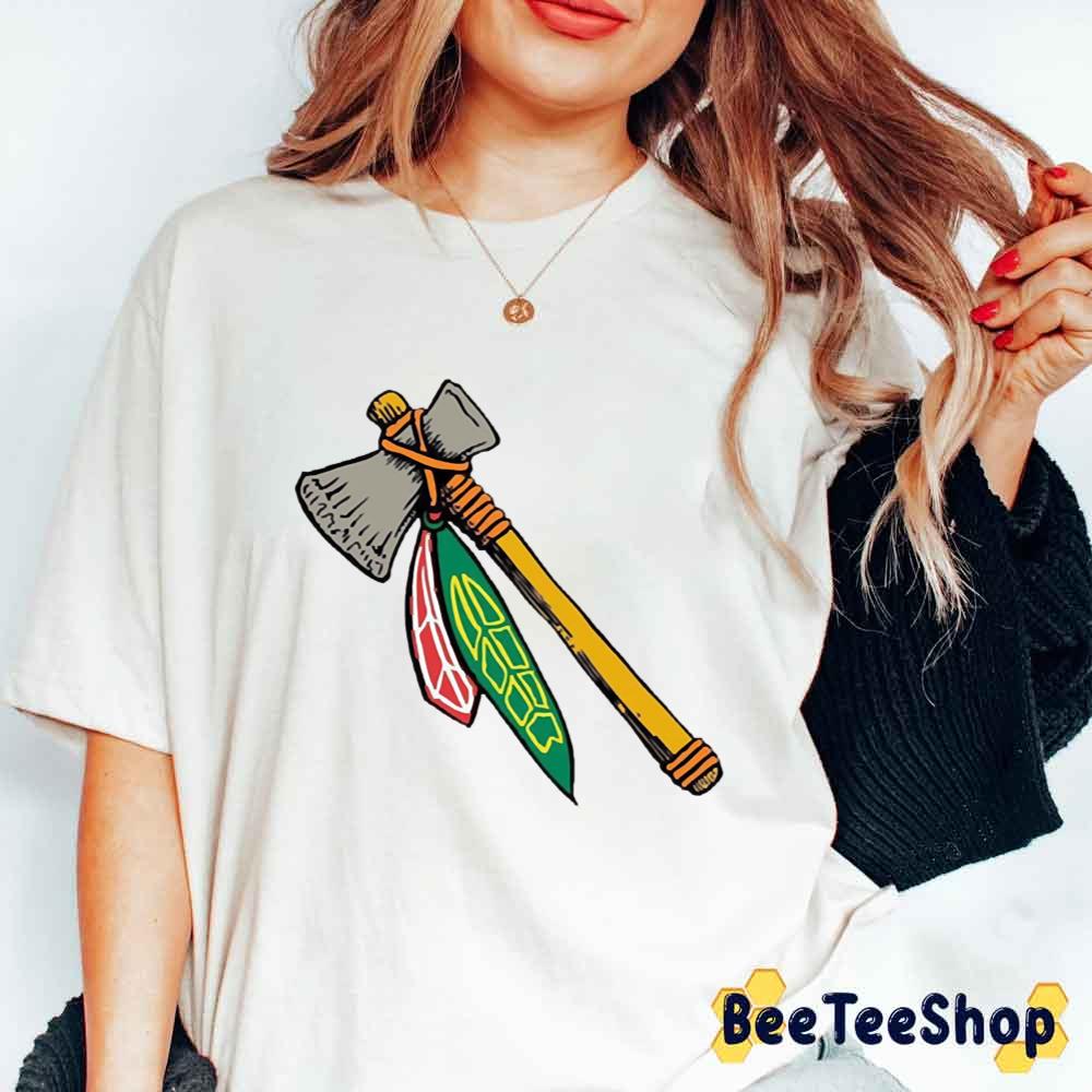 Tommyhawk Chicago Blackhawks Hockey Unisex T-Shirt Tommyhawk Chicago Blackhawks Hockey Unisex T-Shirt
