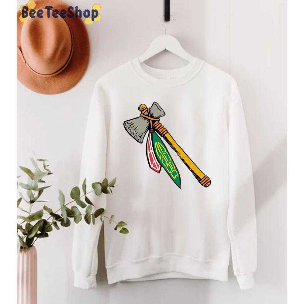 Tommyhawk Chicago Blackhawks Hockey Unisex T-Shirt Tommyhawk Chicago Blackhawks Hockey Unisex T-Shirt