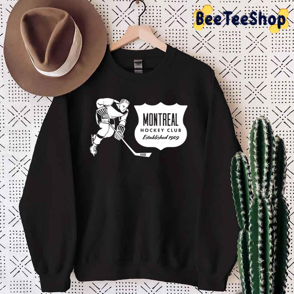 Vintage White Style Montreal Canadiens Hockey Unisex T-Shirt Vintage White Style Montreal Canadiens Hockey Unisex T-Shirt