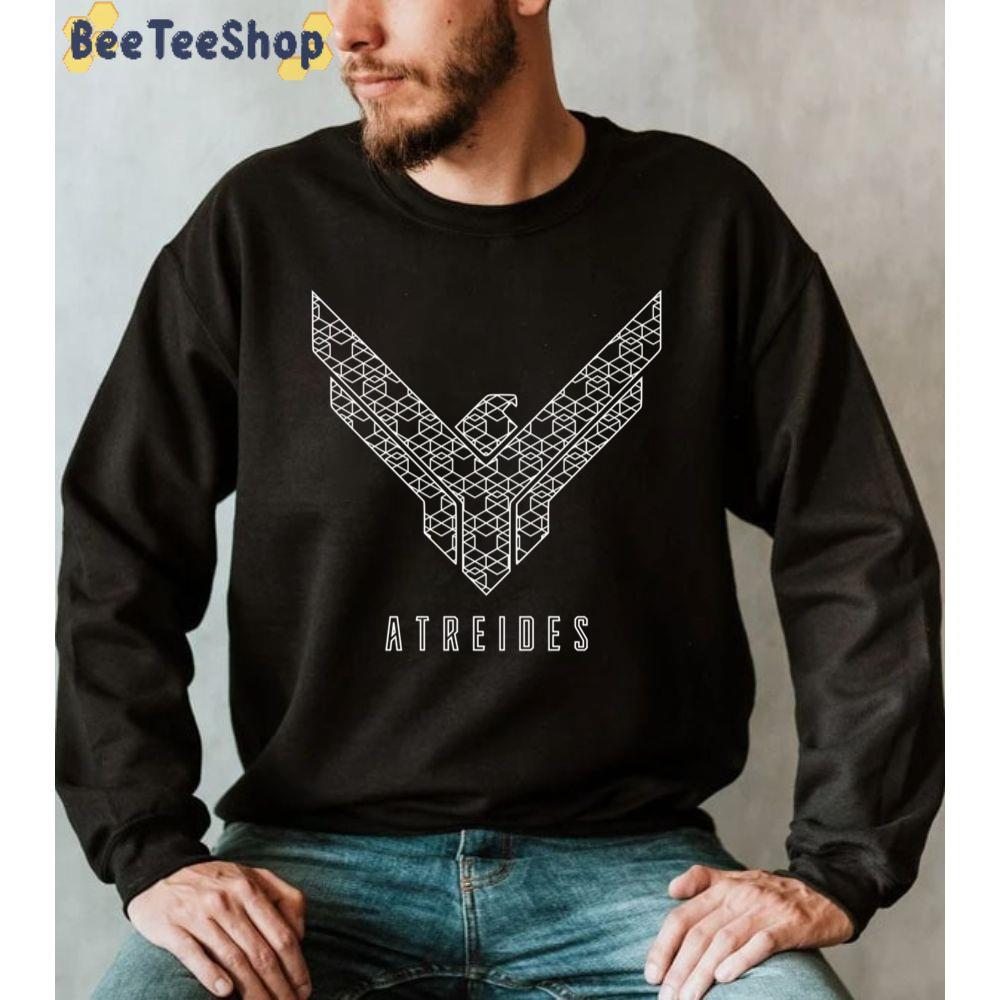 White Patterned Atreides Dune Unisex T-shirt White Patterned Atreides Dune Unisex T-shirt