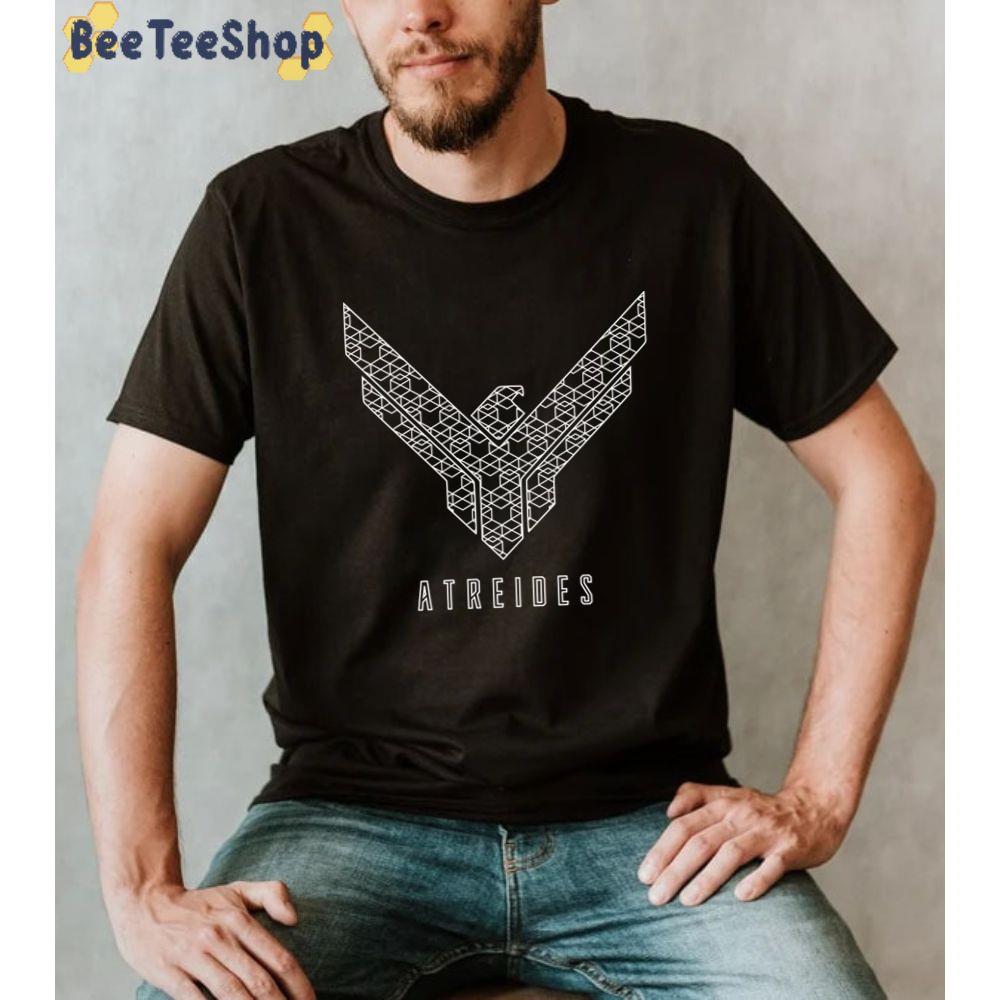 White Patterned Atreides Dune Unisex T-shirt White Patterned Atreides Dune Unisex T-shirt
