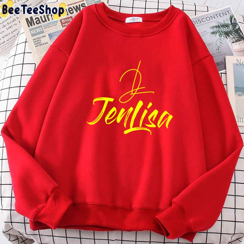 Yellow Design Jenlisa Blackpink Kpop Unisex Sweatshirt Yellow Design Jenlisa Blackpink Kpop Unisex Sweatshirt