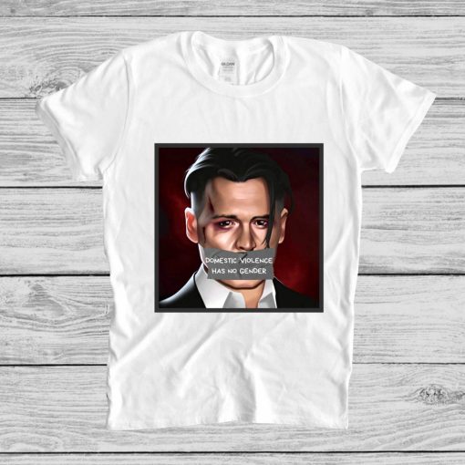 Domestic Violence Has No Gender Johnny Depp Unisex T-Shirt