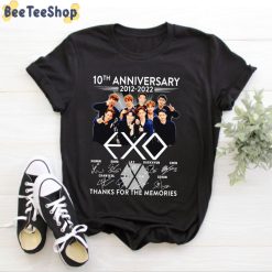 10TH Anniversary EXO 2012-2022 Thanks For The Momeries Unisex T-Shirt 10TH Anniversary EXO 2012-2022 Thanks For The Momeries Unisex T-Shirt