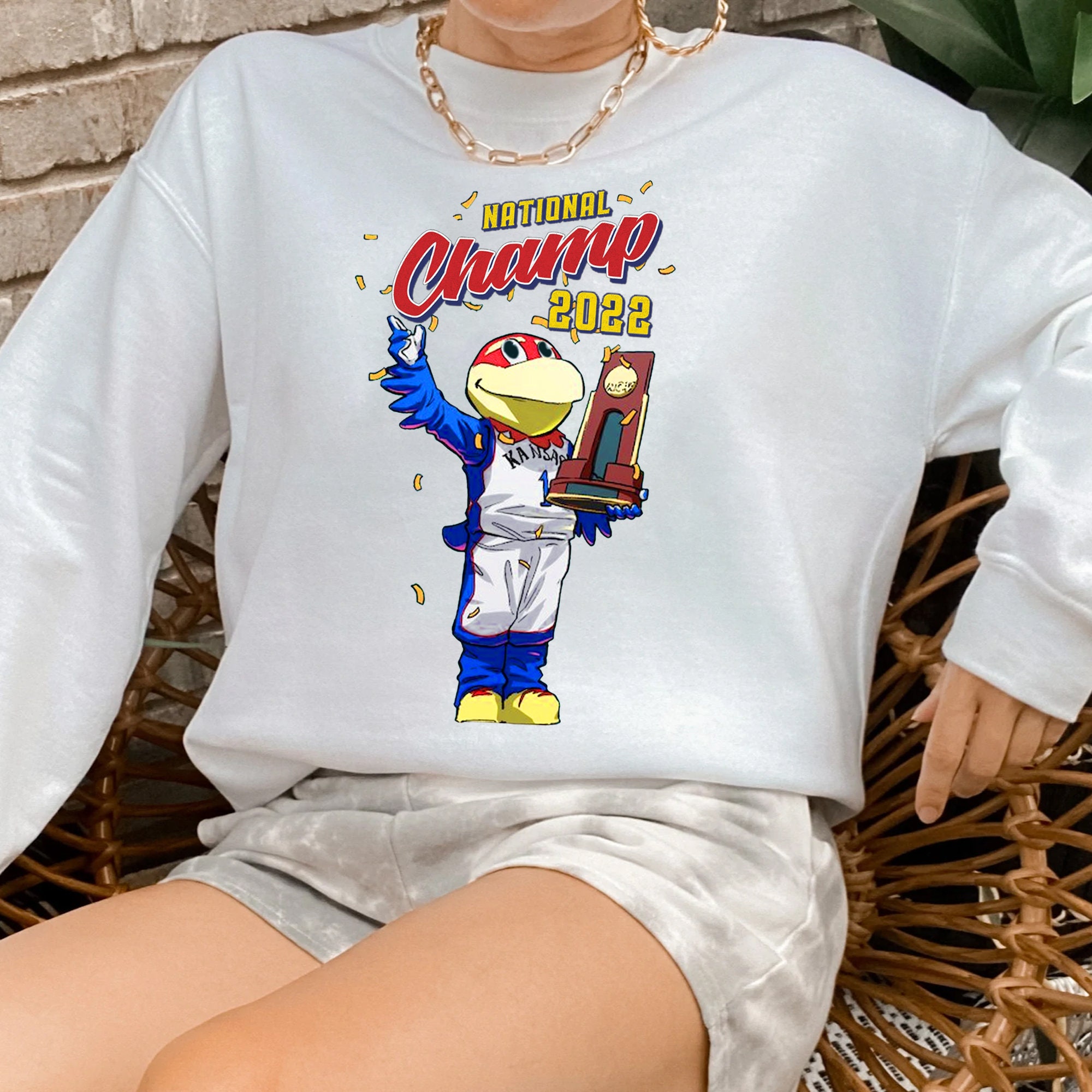 National Champions NCAA 2022 Kansas Jayhawks Unisex Sweatshirt National Champions NCAA 2022 Kansas Jayhawks Unisex Sweatshirt