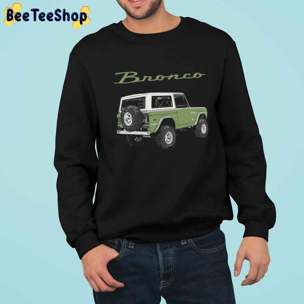 1971 Green Ford Bronco Jeep Unisex T-Shirt 1971 Green Ford Bronco Jeep Unisex T-Shirt
