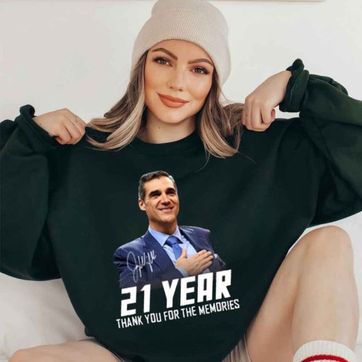 Jay Wright 21 Years Thank You For The Memories Unisex T-Shirt