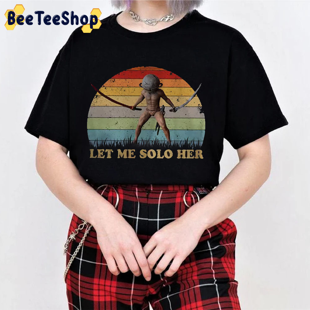 Vintage Style Let Me Solo Her Elden Ring Unisex T-Shirt Vintage Style Let Me Solo Her Elden Ring Unisex T-Shirt
