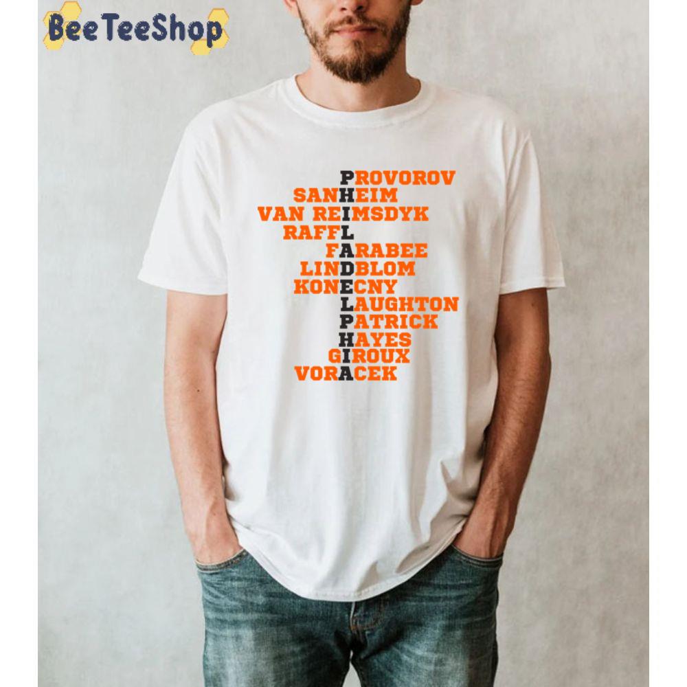2020-2021 Roster Philadelphia Flyers Hockey Unisex T-Shirt 2020-2021 Roster Philadelphia Flyers Hockey Unisex T-Shirt