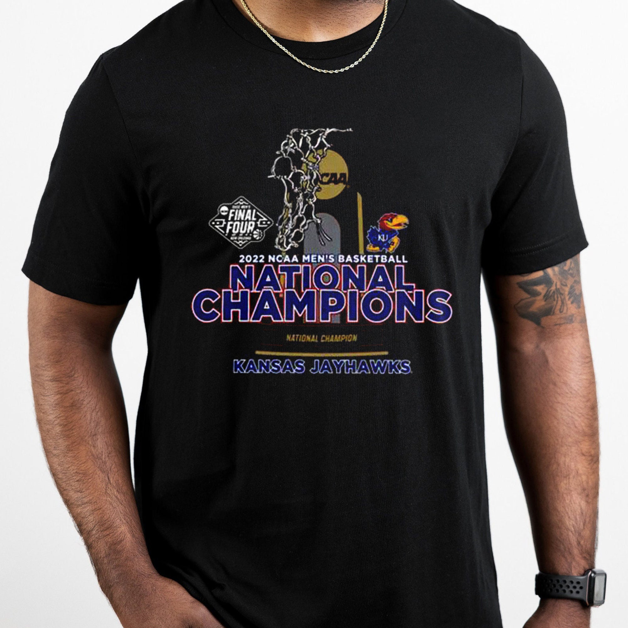 2022 Ncaa Men’s Basketball National Champions Kansas Jayhawks Wincraft Unisex T-Shirt 2022 Ncaa Men’s Basketball National Champions Kansas Jayhawks Wincraft Unisex T-Shirt