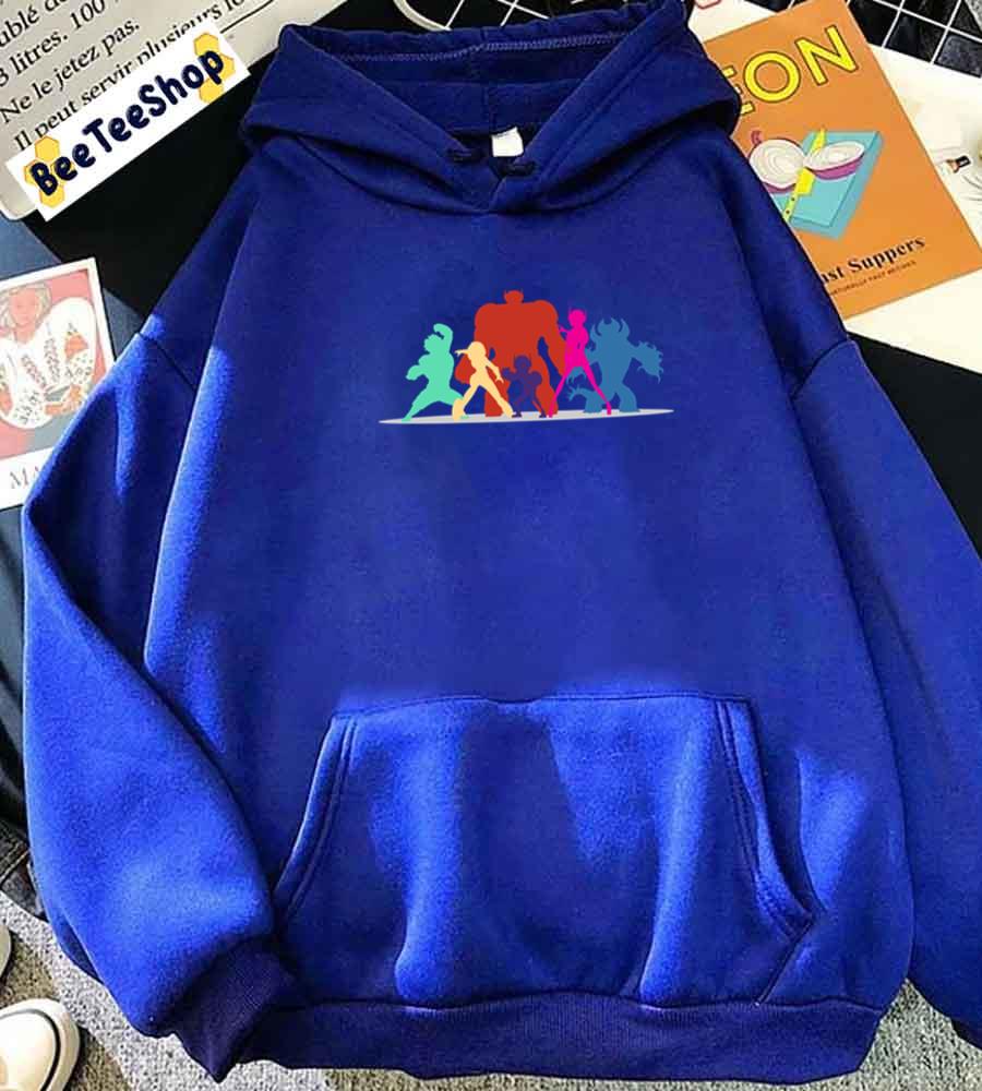 6 Silhouettes Big Hero Unisex Hoodie 6 Silhouettes Big Hero Unisex Hoodie