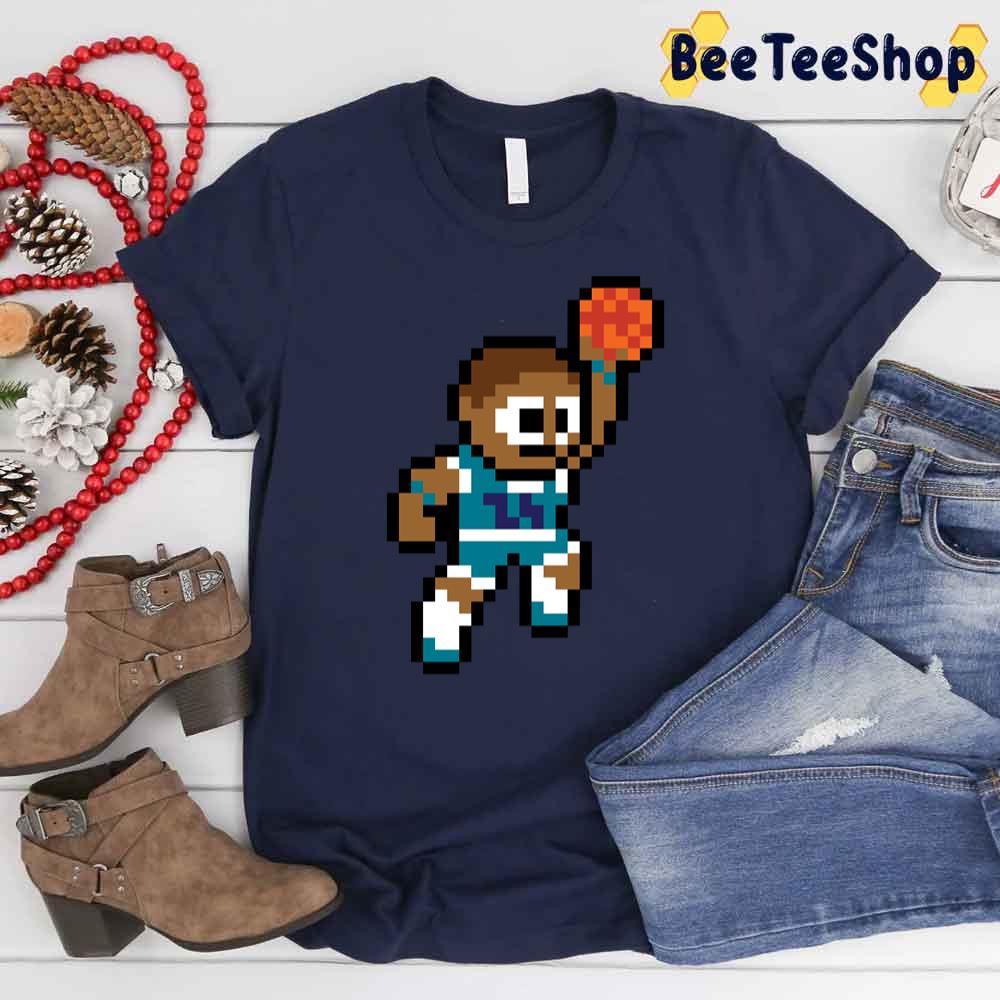 8-Bit Charlotte Hornets Basketball Unisex T-Shirt 8-Bit Charlotte Hornets Basketball Unisex T-Shirt
