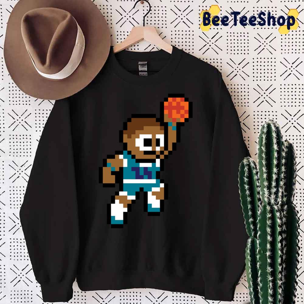 8-Bit Charlotte Hornets Basketball Unisex T-Shirt 8-Bit Charlotte Hornets Basketball Unisex T-Shirt