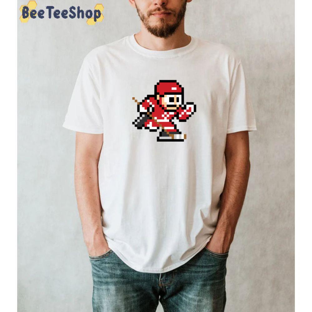 8bit Player Detroit Red Wings Hockey Unisex T-Shirt 8bit Player Detroit Red Wings Hockey Unisex T-Shirt