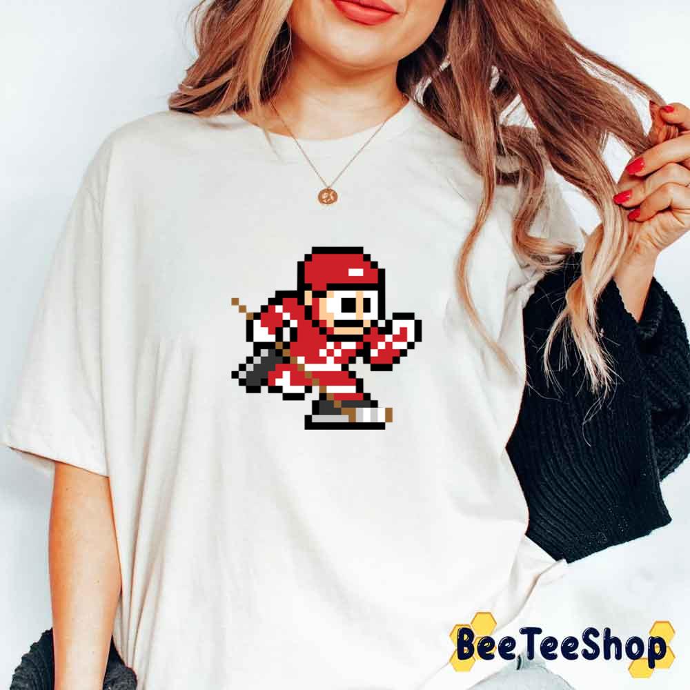 8bit Player Detroit Red Wings Hockey Unisex T-Shirt 8bit Player Detroit Red Wings Hockey Unisex T-Shirt
