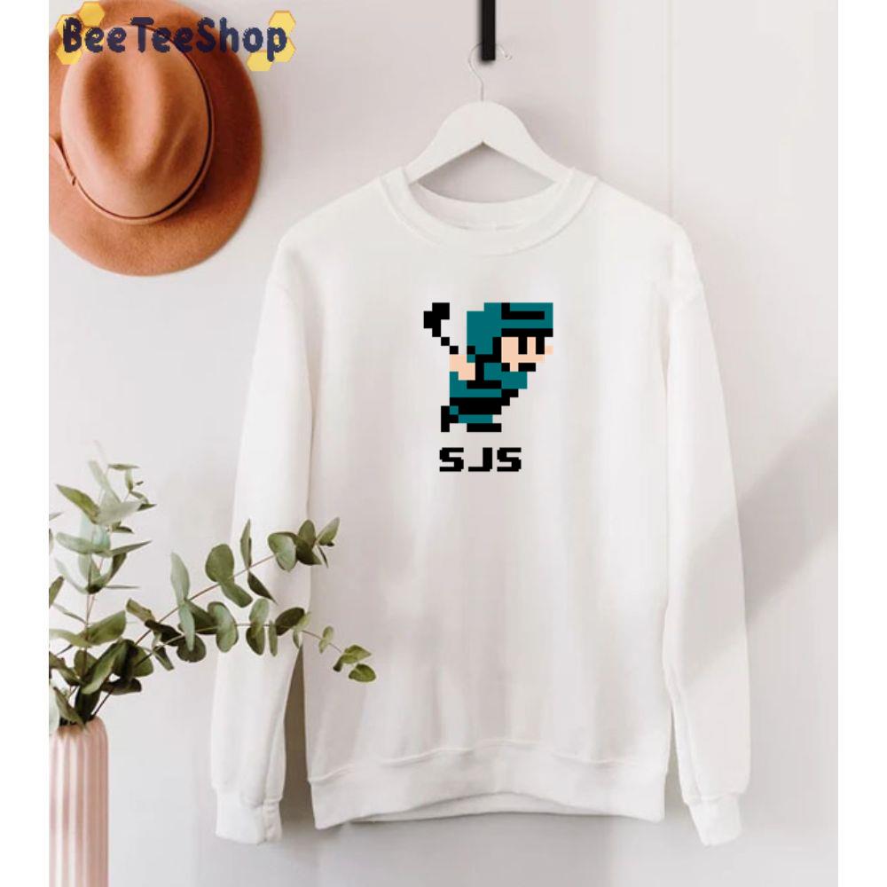 8bit San Jose Hockey Unisex T-Shirt 8bit San Jose Hockey Unisex T-Shirt