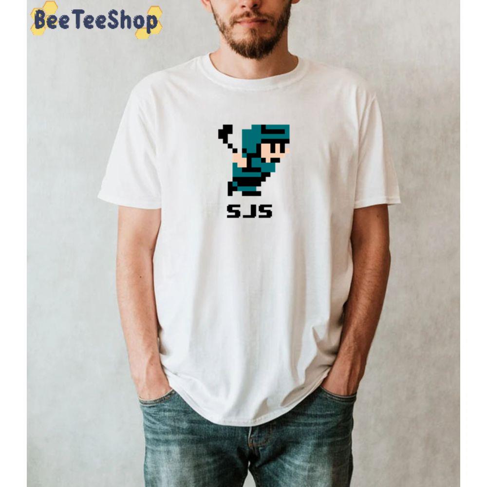 8bit San Jose Hockey Unisex T-Shirt 8bit San Jose Hockey Unisex T-Shirt