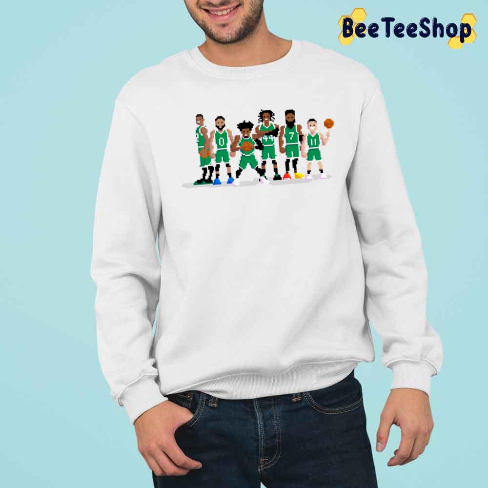 8bit Squad Boston Celtics Basketball Unisex T-Shirt 8bit Squad Boston Celtics Basketball Unisex T-Shirt