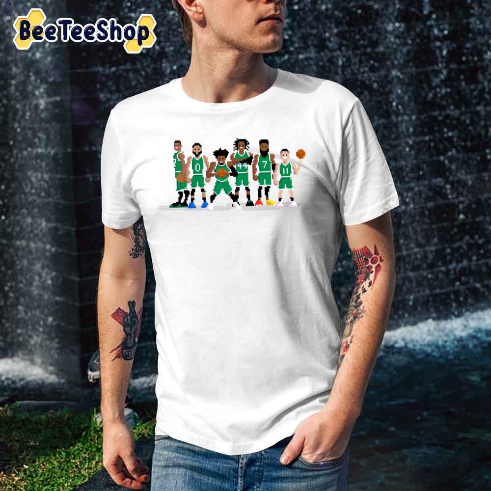 8bit Squad Boston Celtics Basketball Unisex T-Shirt 8bit Squad Boston Celtics Basketball Unisex T-Shirt