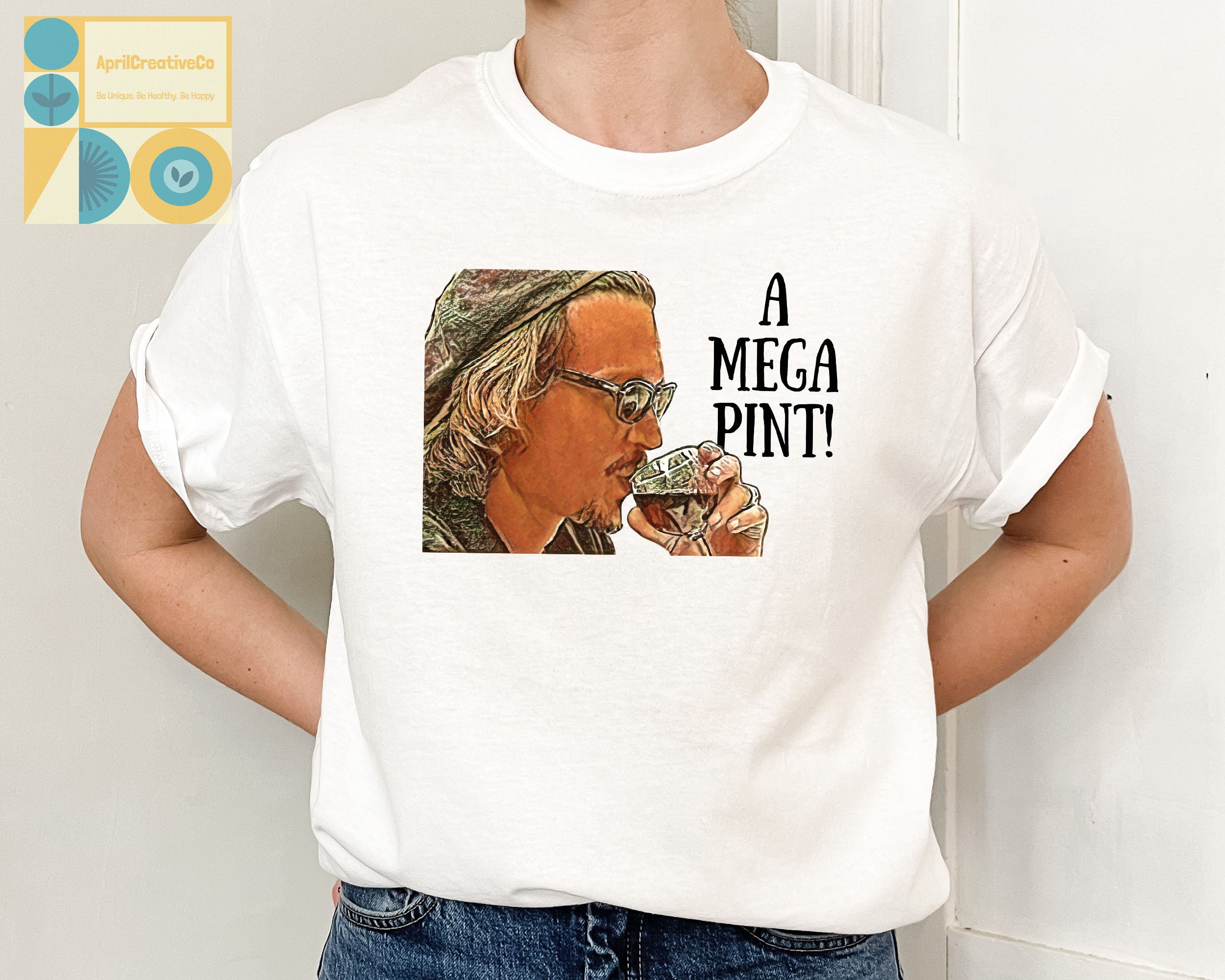 A Mega Pint Johnny Depp Unisex T-Shirt A Mega Pint Johnny Depp Unisex T-Shirt