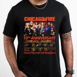 Thank You For The Memories Chicago Fire 10th Anniversary 2012 2022 Unisex T-Shirt Thank You For The Memories Chicago Fire 10th Anniversary 2012 2022 Unisex T-Shirt