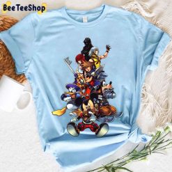 Cartoon Characters Kingdom Hearts 2 Squad Unisex T-Shirt Cartoon Characters Kingdom Hearts 2 Squad Unisex T-Shirt