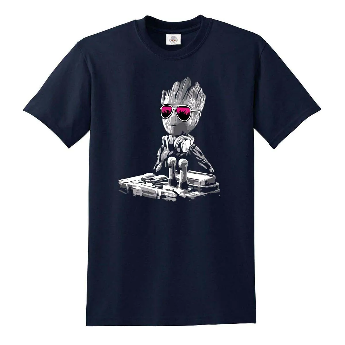 Music Guardians Headphones Funny Disco DJ Baby Groot Unisex T-Shirt Music Guardians Headphones Funny Disco DJ Baby Groot Unisex T-Shirt