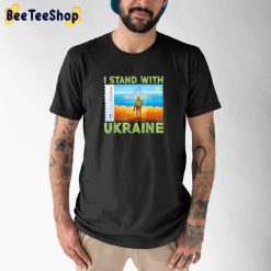 I Stand With Ukraine Stamp Unisex T-Shirt
