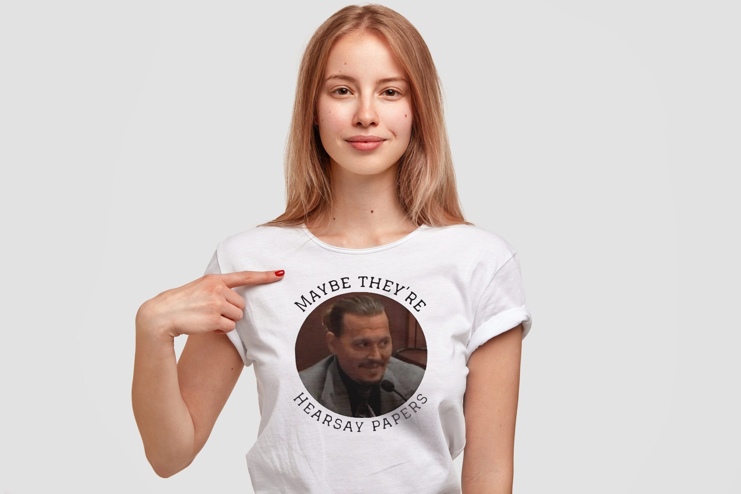 Funny Maybe They're Hearsay Papers Justice For Johnny Deep Unisex T-Shirt Funny Maybe They're Hearsay Papers Justice For Johnny Deep Unisex T-Shirt