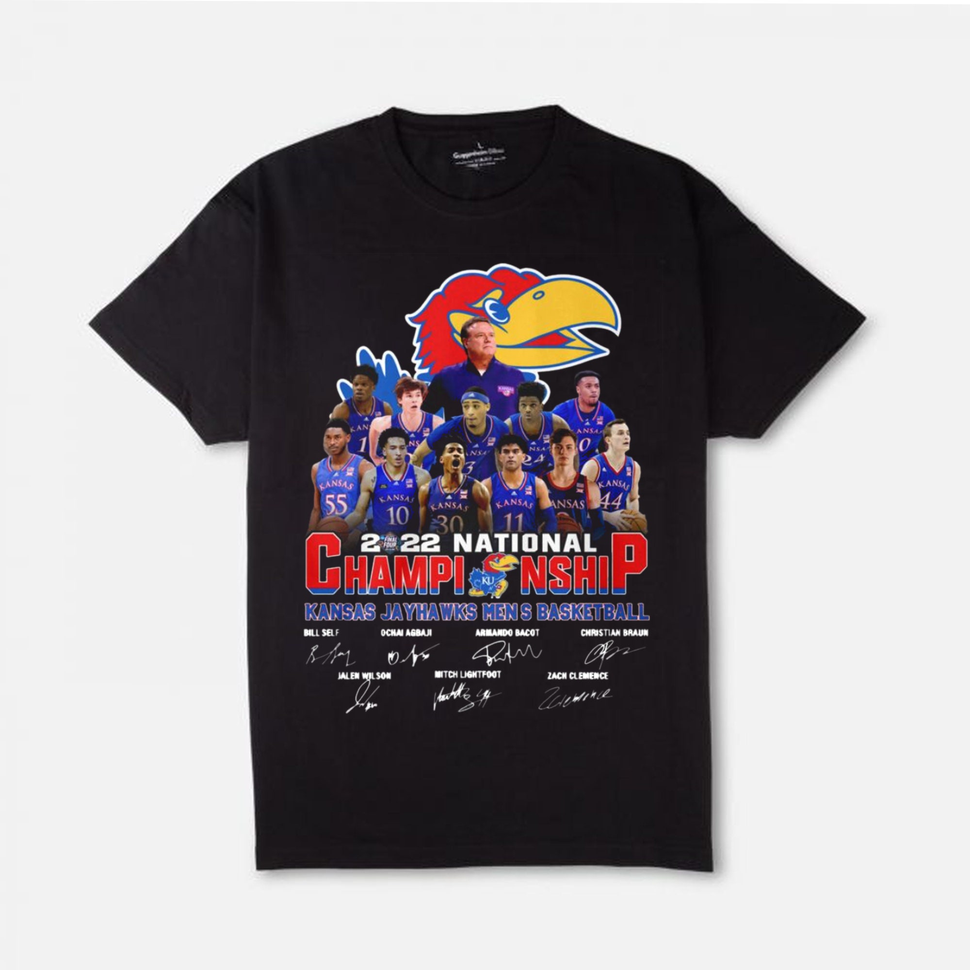 Kansas Jayhawks Winner Final Four March Madness 2022 Signature Unisex T-Shirt Kansas Jayhawks Winner Final Four March Madness 2022 Signature Unisex T-Shirt