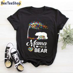 Mama Bear Support Autism Awareness Unisex T-Shirt Mama Bear Support Autism Awareness Unisex T-Shirt