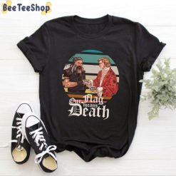 Stede And Blackbeard On Retro Sunset Our Flag Means Death Unisex T-Shirt Stede And Blackbeard On Retro Sunset Our Flag Means Death Unisex T-Shirt