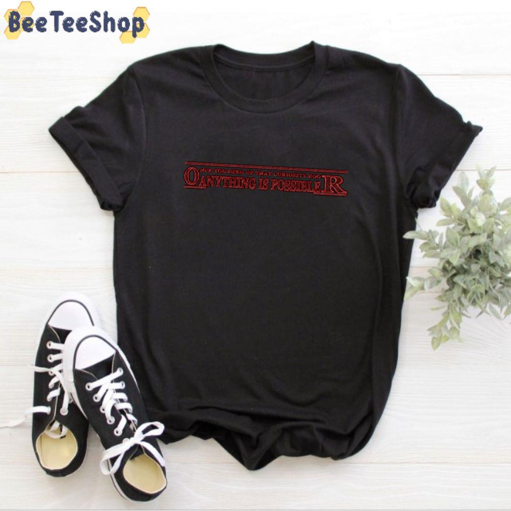 Stranger Things Season 4 Quote Red Art Unisex T-Shirt Stranger Things Season 4 Quote Red Art Unisex T-Shirt