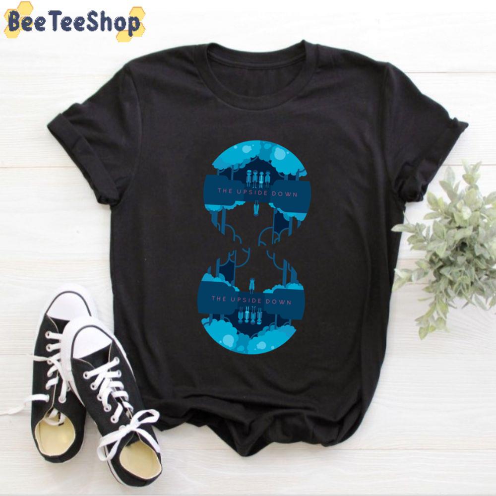 The Upside Down Stranger Things Blue Style Unisex T-Shirt The Upside Down Stranger Things Blue Style Unisex T-Shirt
