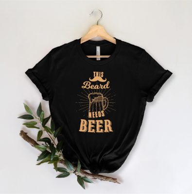 This Beard Needs Beer International Beer Day Unisex T-Shirt This Beard Needs Beer International Beer Day Unisex T-Shirt